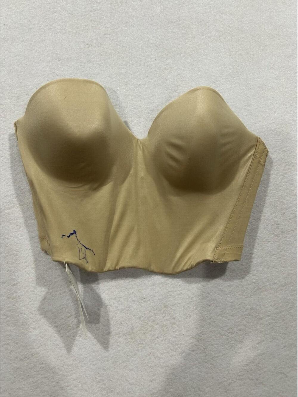 B Tempted Bra Strapless 34 D Nude Underwire